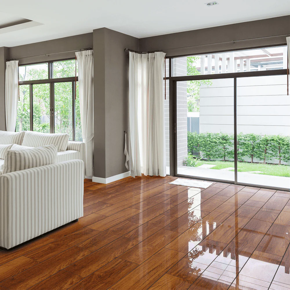 Karoo Merbau - Lustre 8mm High Gloss Laminate Flooring - Image 12