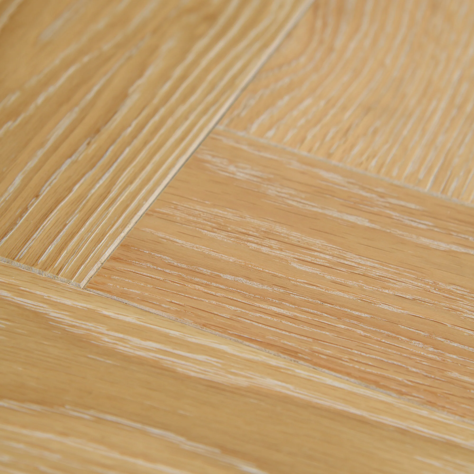 Washed Oak - Herringbone 14mm UV Lacquered Engineered Real Wood Flooring - Image 4