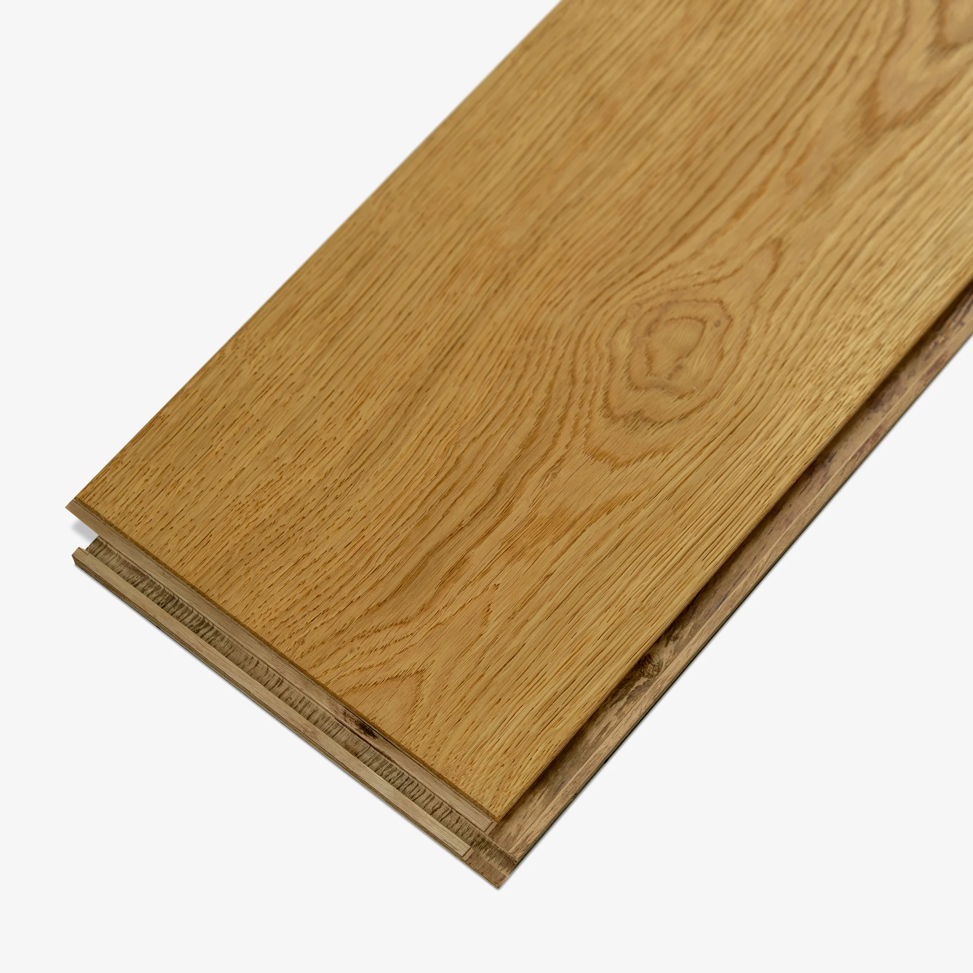 Rustic Oak - 14mm Brushed Natural Oiled Engineered Real Wood Flooring - Image 8