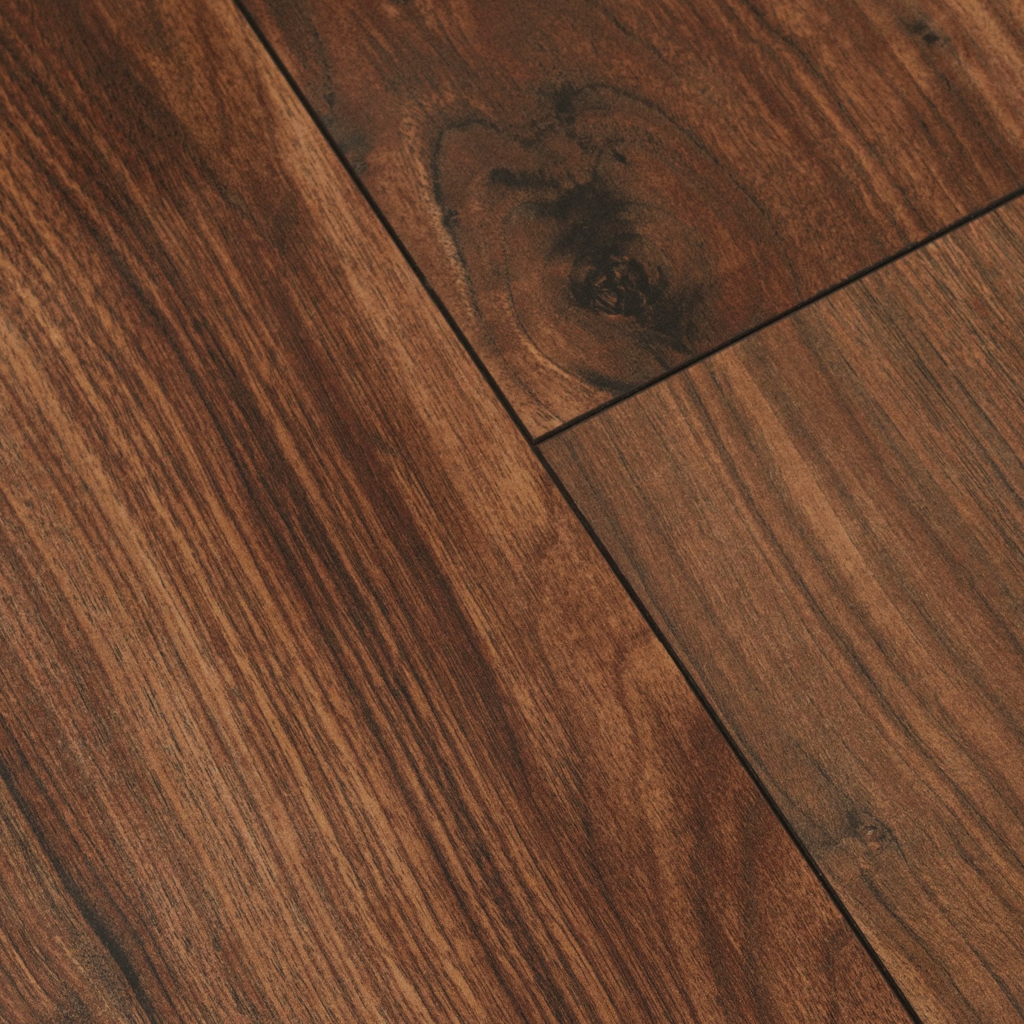 Walnut - Lustre 8mm High Gloss Laminate Flooring - Image 4