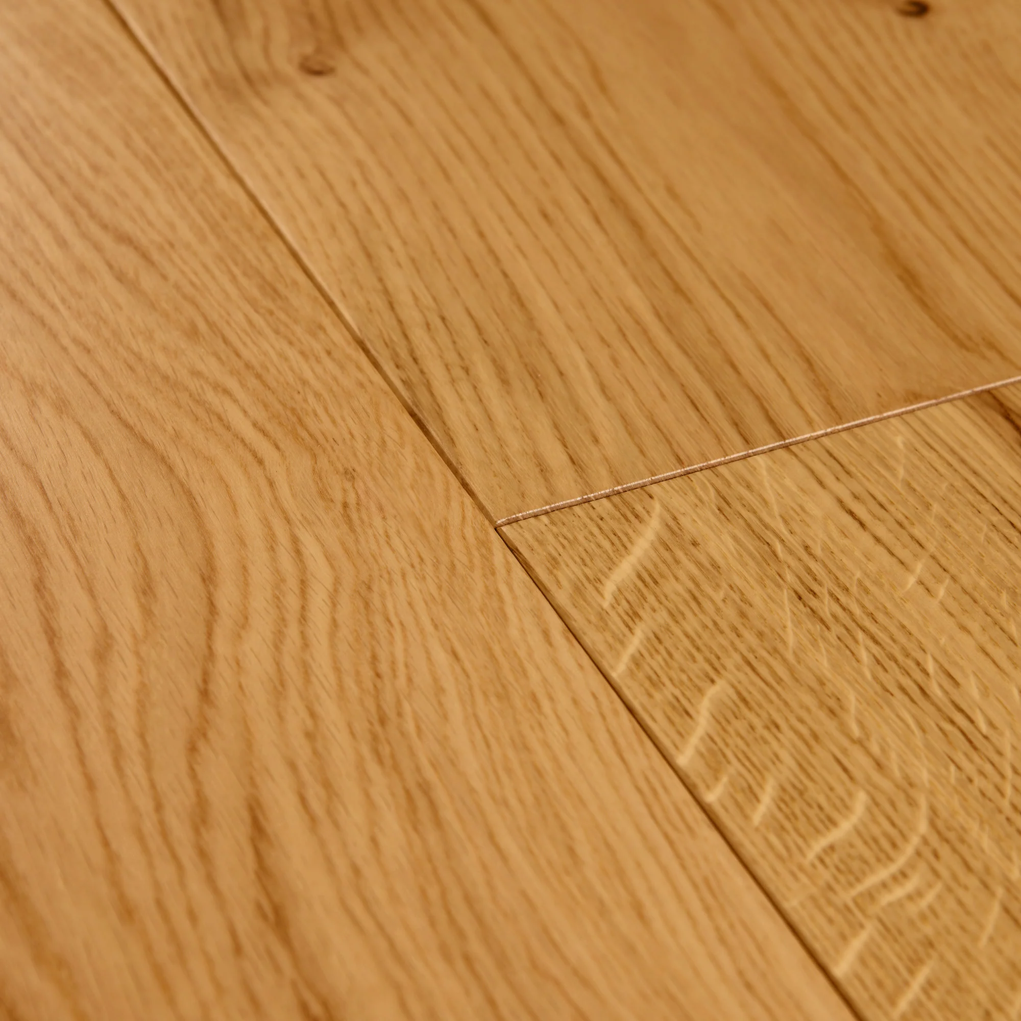 Natural Oak - 14mm UV Lacquered Sample (LIBEO14x220NAT) - Image 3
