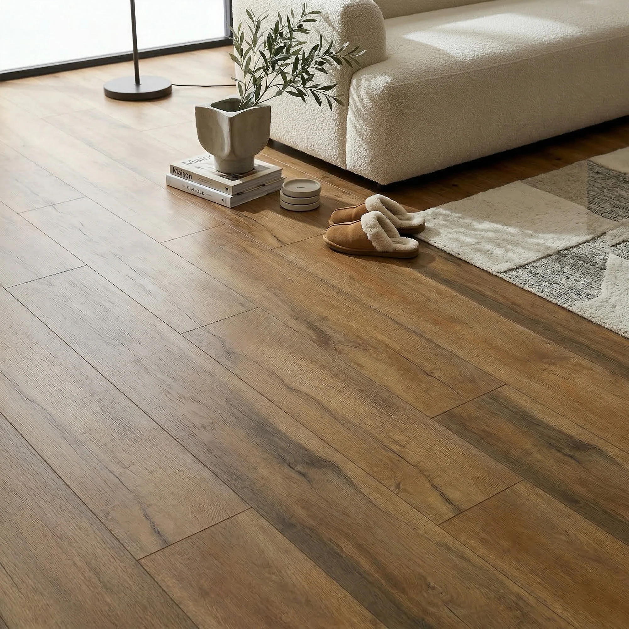 Millhouse Oak - Homewise SPC 5mm Sample (HW-EA118) - Image 2