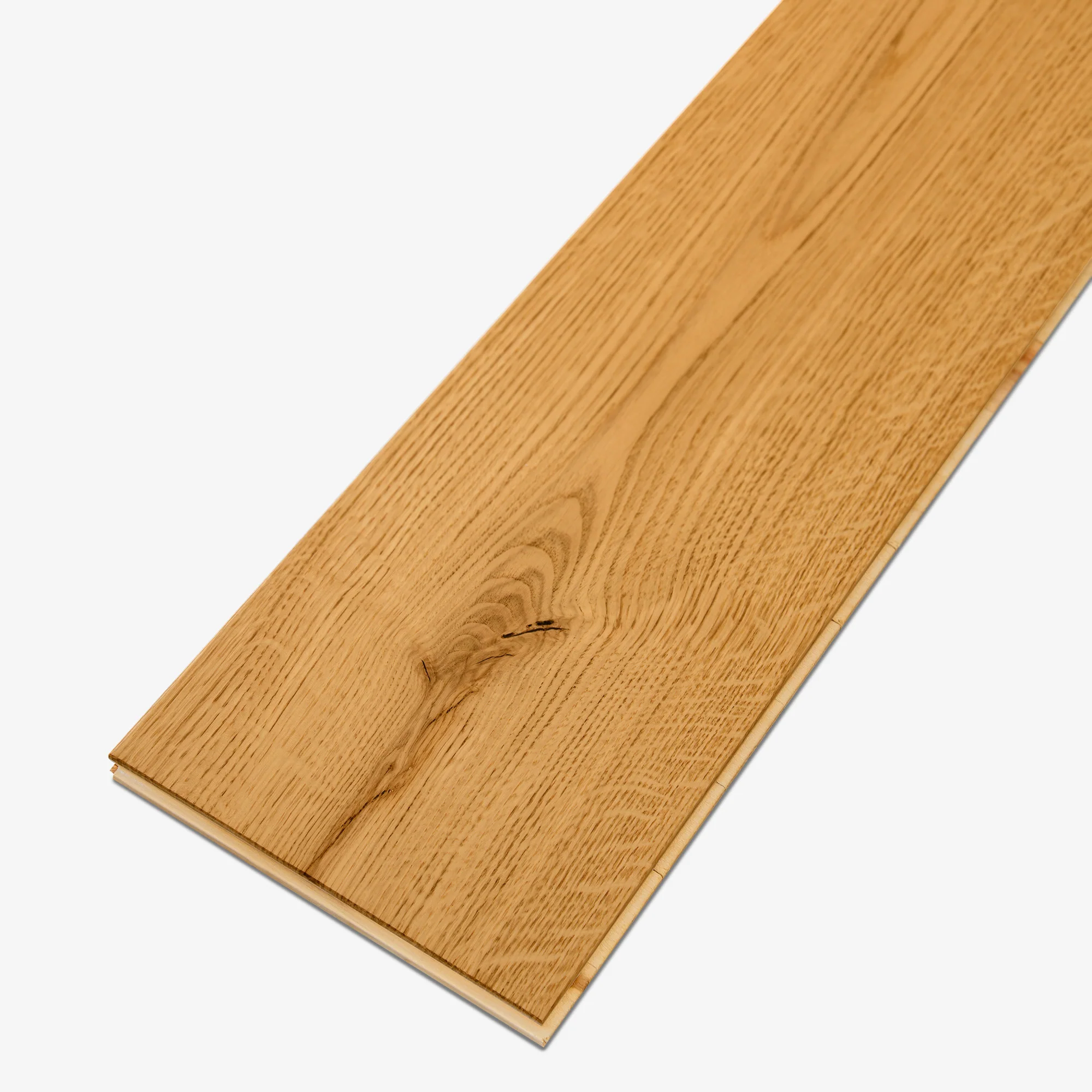 Natural Oak - 12mm UV Lacquered Engineered Real Wood Flooring - Image 6