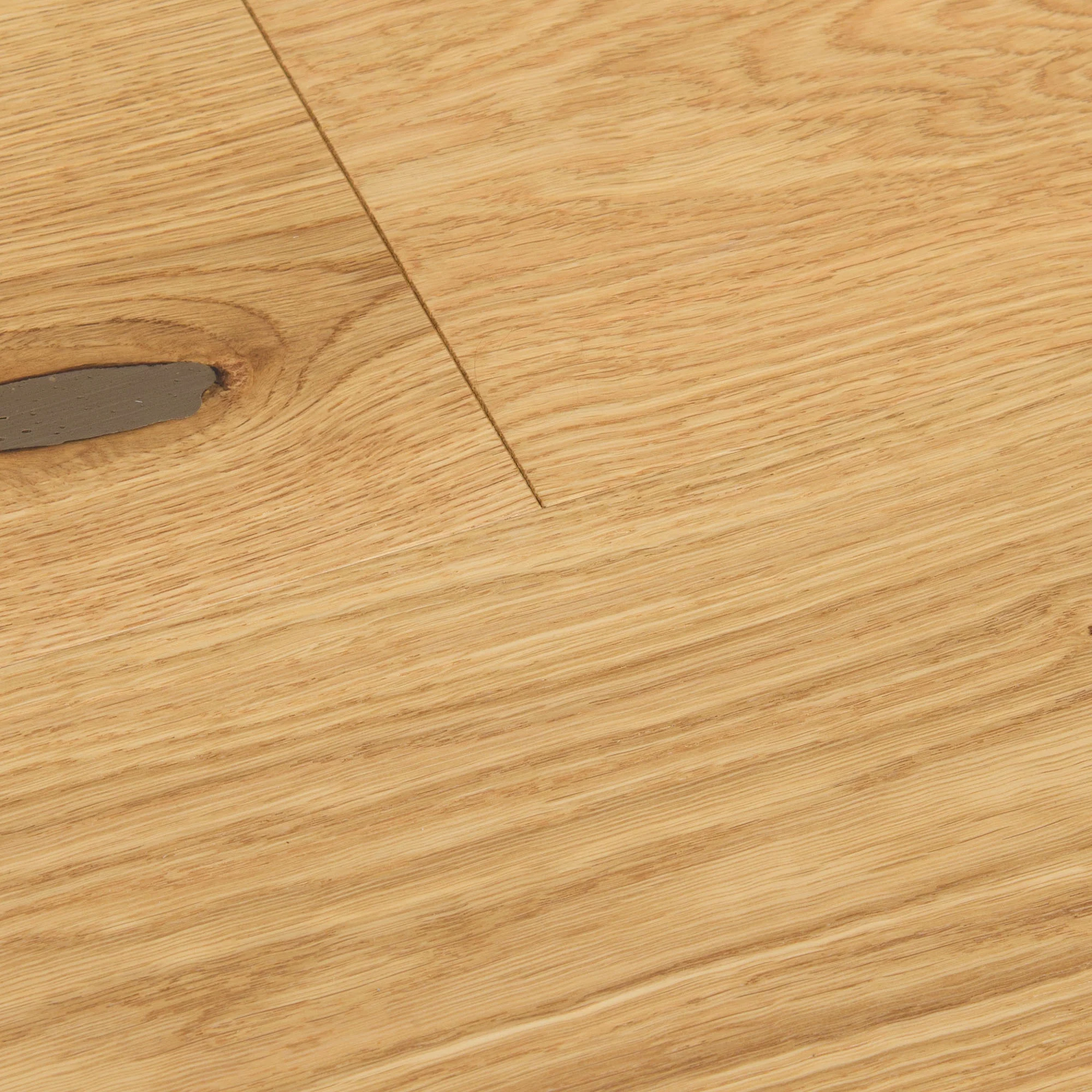 Natural Oak - 14mm Light Brushed Engineered Real Wood Flooring - Image 3