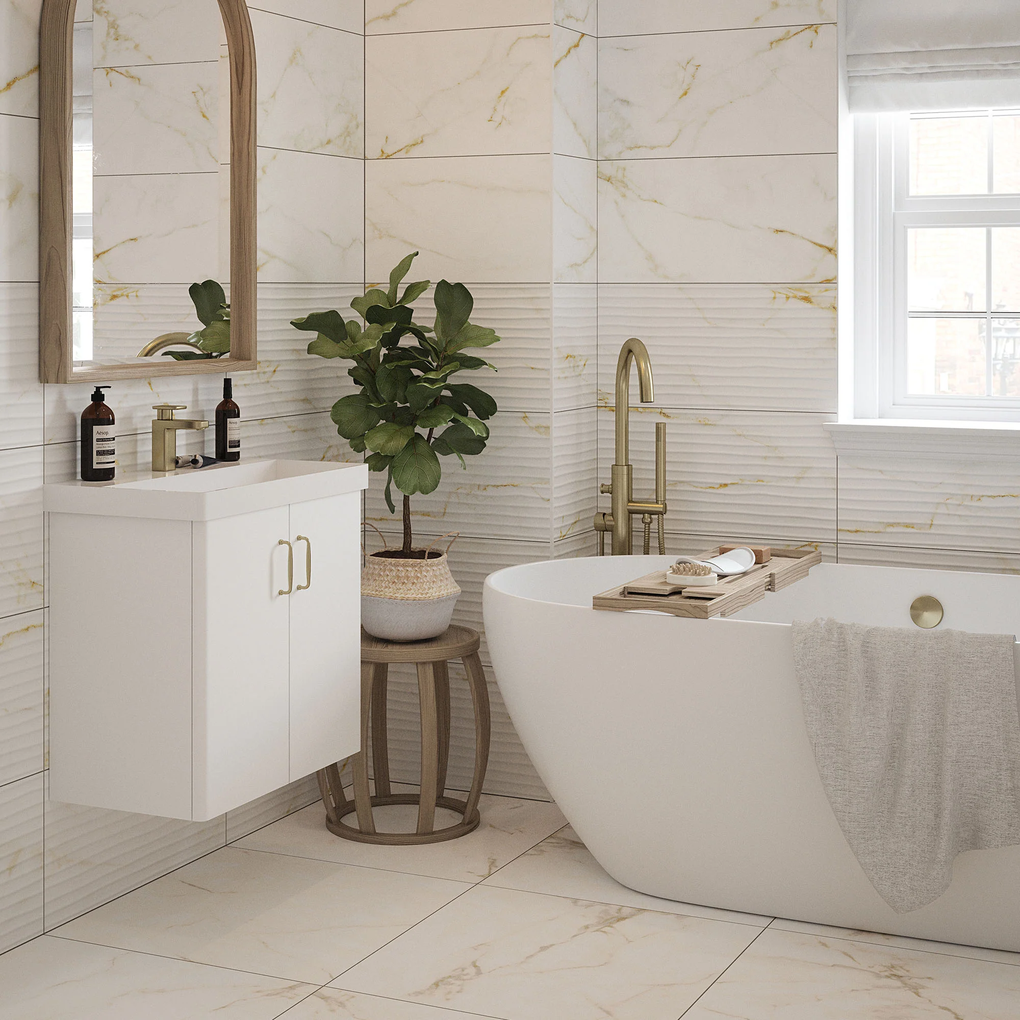 Sterling Matt - Smooth Porcelain Wall & Floor Tile - Image 3